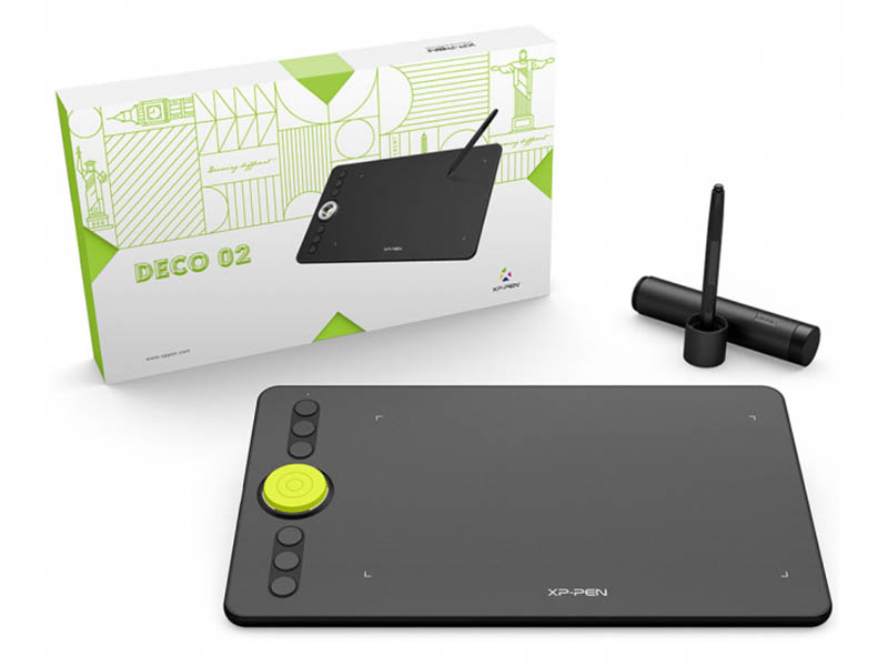 Pen Tablet XP-PEN Deco02 5080LPI 8192 Pressure Levels