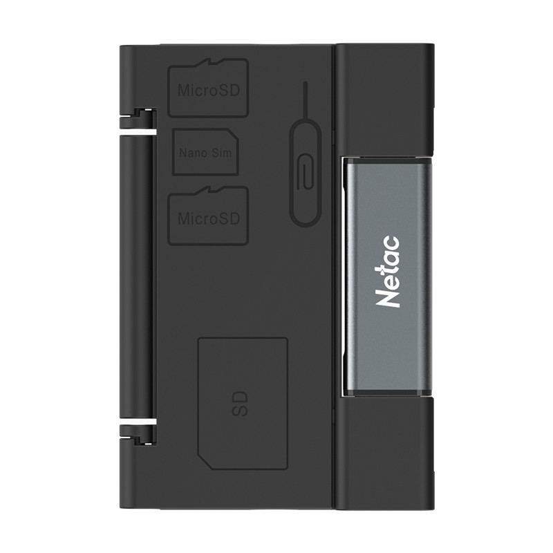 Card Reader USB 3.2 Type-C Netac WK24 Black