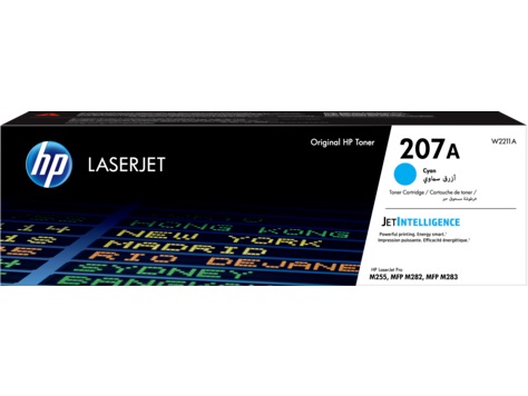 Toner HP 207A for M255/M282/M283 Cyan
