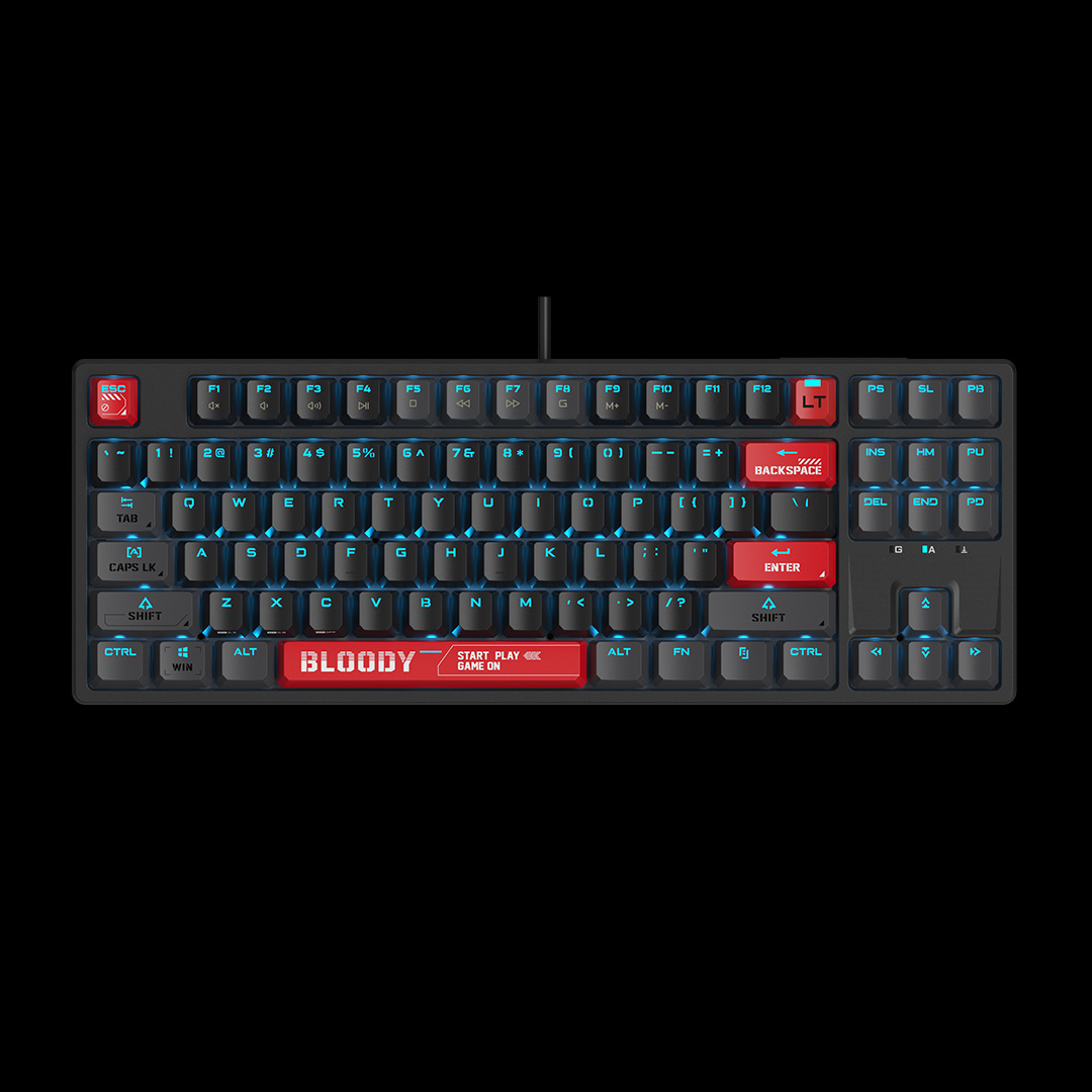 Keyboard A4 Bloody Gaming AT87 RGB Optical Switch