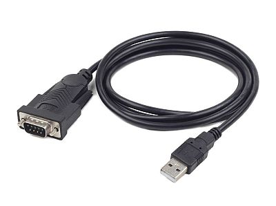 USB to serial port conv. DB9M/USB A plug UAS-DB9M-02 Black