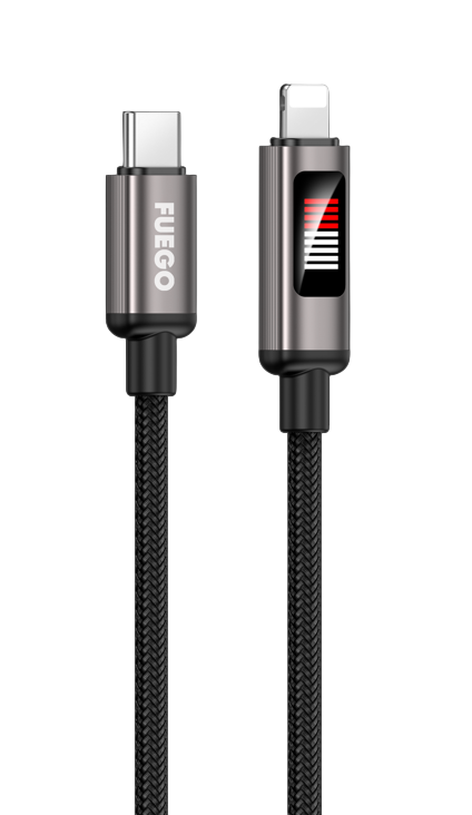 Кабел Fuego (Type C to Type C) 2m (FG172) Black