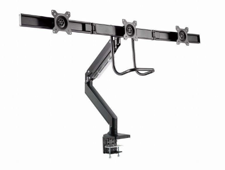 Monitor Desktop Stand Gembird for 3 Monitors Adjustable