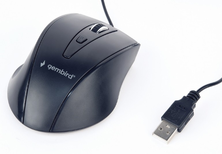 GEMBIRD MUS-4B-02 USB OPTICAL MOUSE 1200DPI