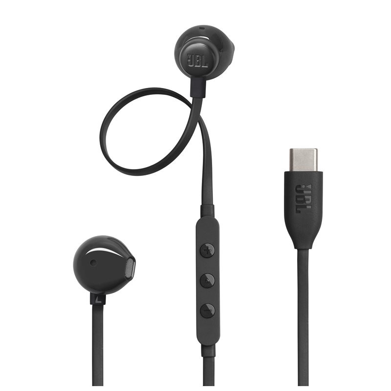 Earphones JBL Tune 305 Type-C w/ Microphone Black
