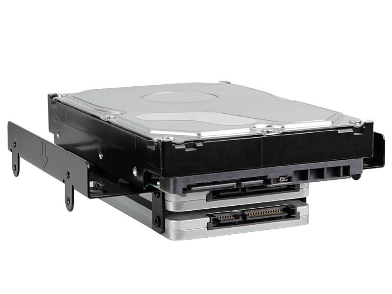 BayExtension Sharkoon 5.25" for 2.5" and 3.5" HDD/SSD Black