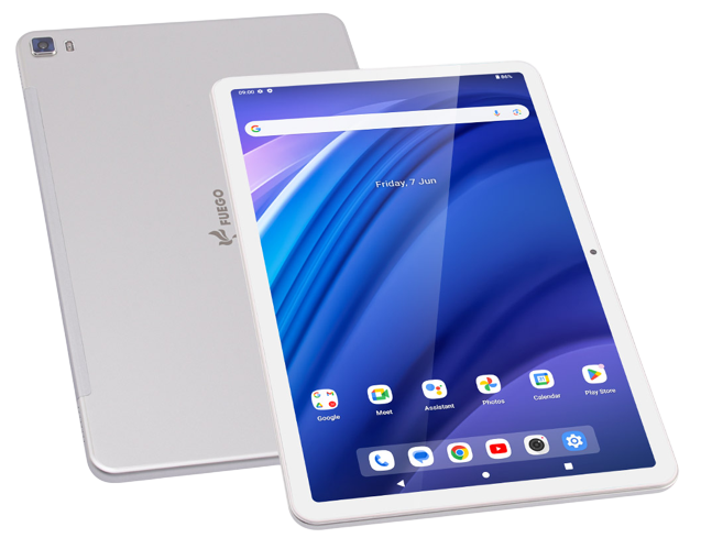Таблет FUEGO FGTB10 10.4'' 2K 8GB/256GB SILVER WiFi+4G LTE + Cover