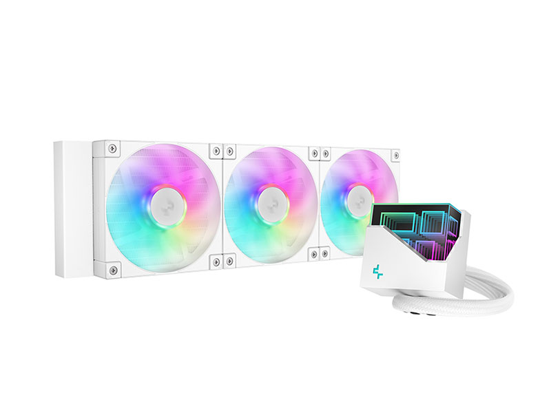 Cooler Liquid Deepcool LT360 ARGB Sockets All Intel/AMD White