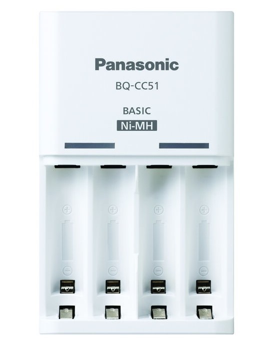 Battery Basic Charger Panasonic Eneloop 4xAA (BQ-CC51)