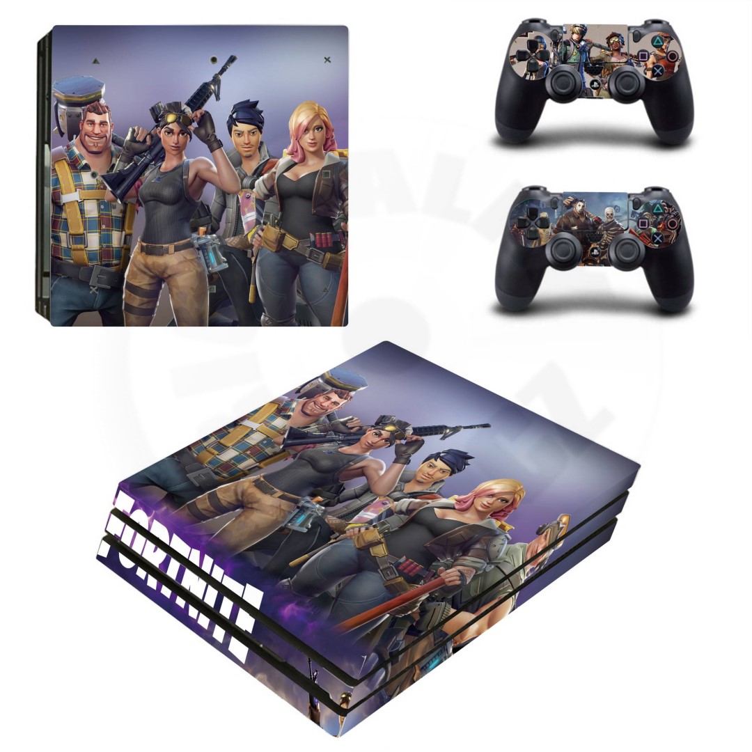 Vinyl cover (stickers) for console and controller - Fortnite 2 (PS4 PRO)