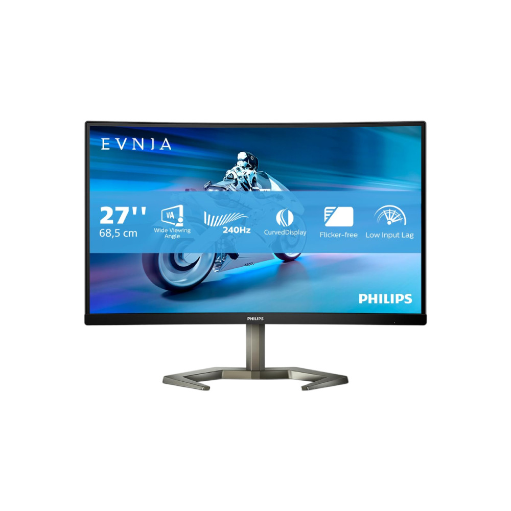 Monitor 27" Philips 27M2C5200W Gaming Curved VA FHD 280Hz 0.3ms DP/HDMIx2, Headphones, VESA