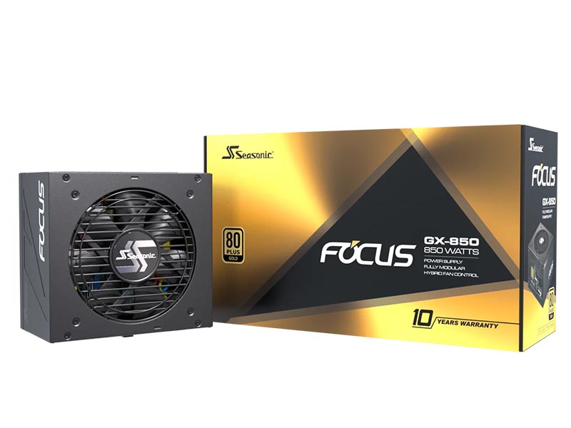 PSU 850W Seasonic Focus-GX-850 ATX 3.1 80+ Gold