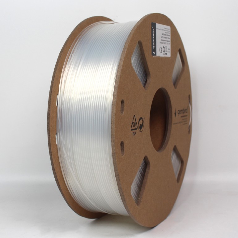 Filament for 3D Printer ABS 1.75mm Gembird Transparent