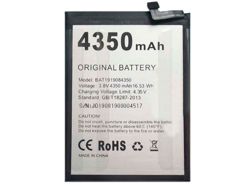 Li-ion Battery DOOGEE Y9 Plus - Internal