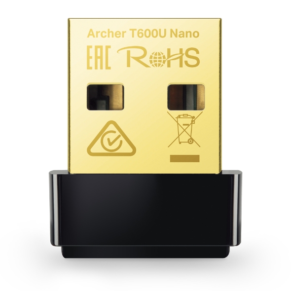 TP-Link Wireless AC Dual Band USB Adapter 600Mbps Archer T600U Nano