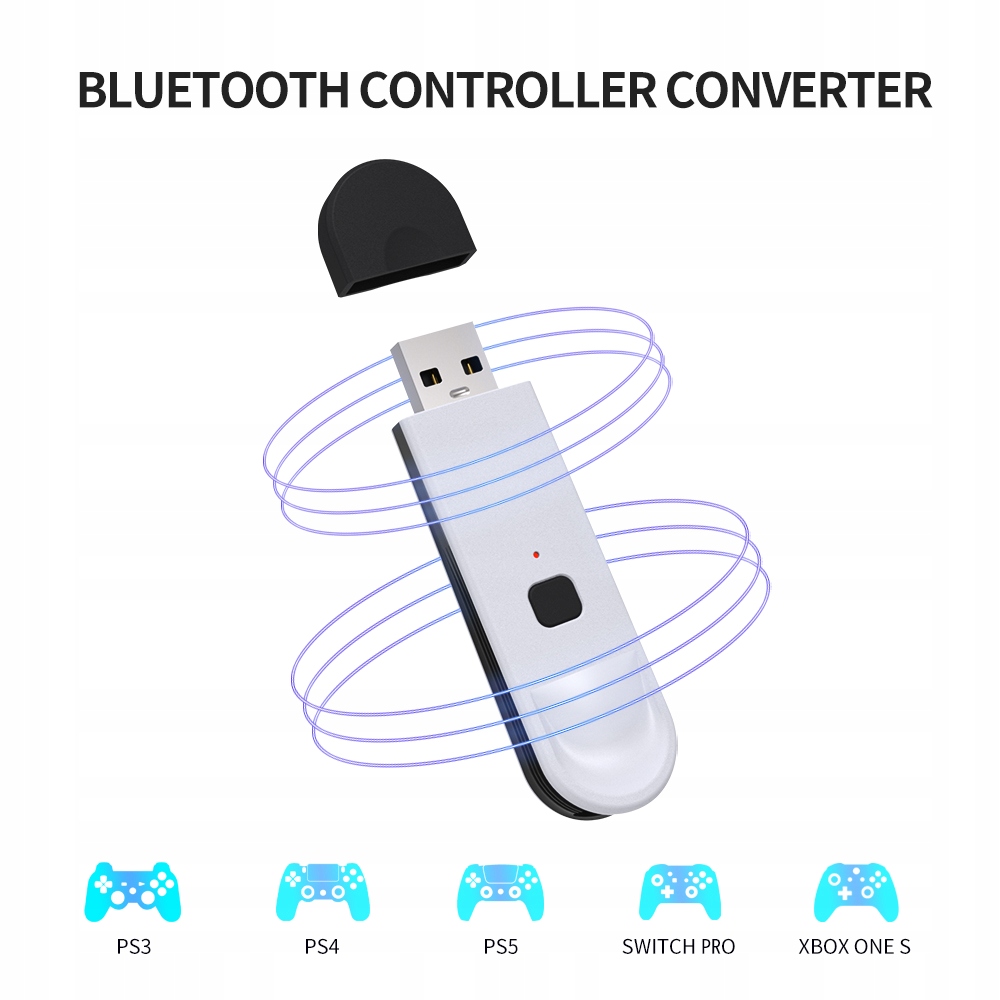 Bluetooth Wireless Converter Receiver Game Pad (PC/PS4/PS5/XONE/XSX/SWITCH/Android)