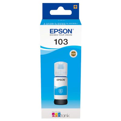 Cart.Epson 103 Cyan ink bottle 65ml for L1110/L3111/L3151/L1250/L1210/L3211/L3251/L3550