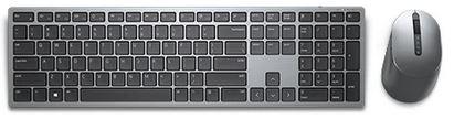 Keyboard Dell KM7321W Wireless Premier Multi-Device w/Mouse Titan gray