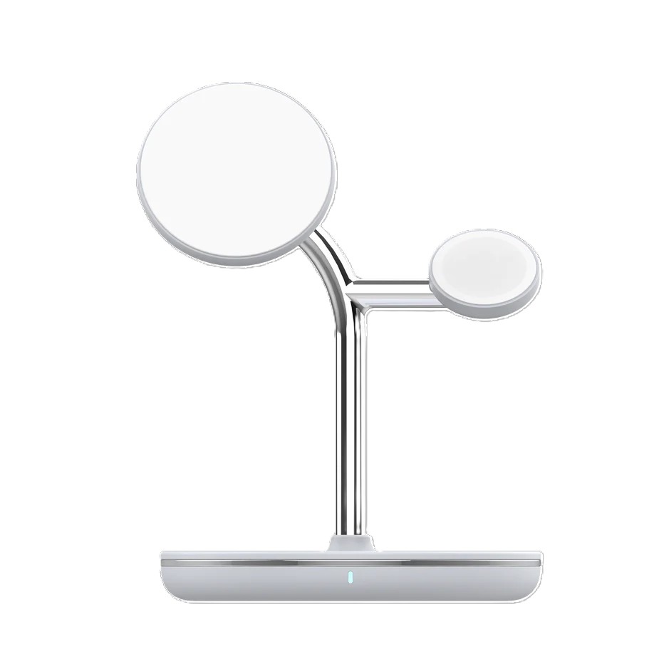 Wireless Charger Tellur Magnetic MagSafe Apple Certified 3in1 White