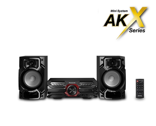 Mini System Hi-Fi Panasonic SC-AKX320EK w/Bluetooth