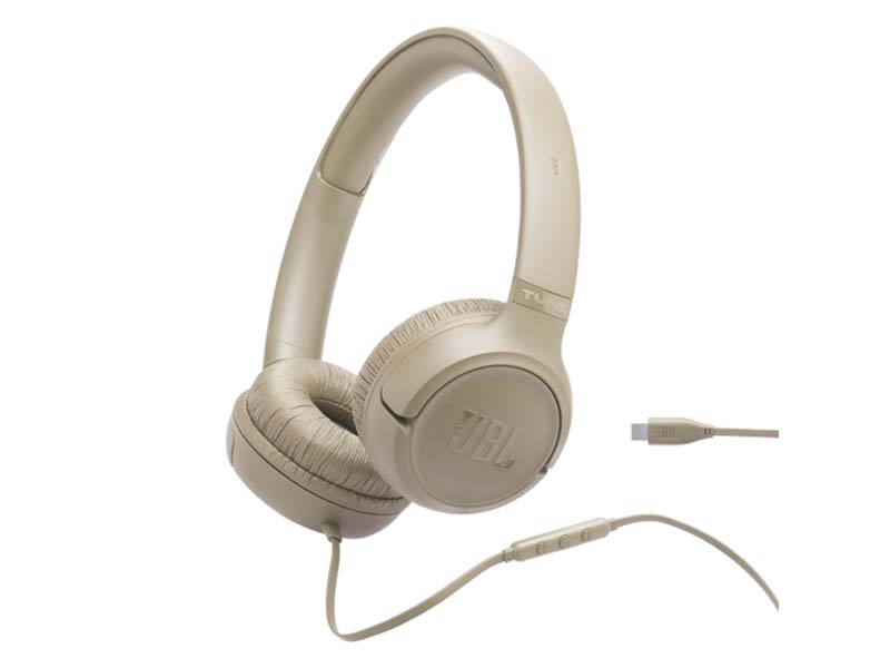 Headphones JBL Tune 530C USB Type-C Beige