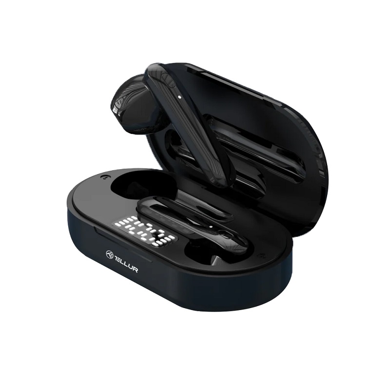 Earphones Tellur Flip True TWS Bluetooth Black