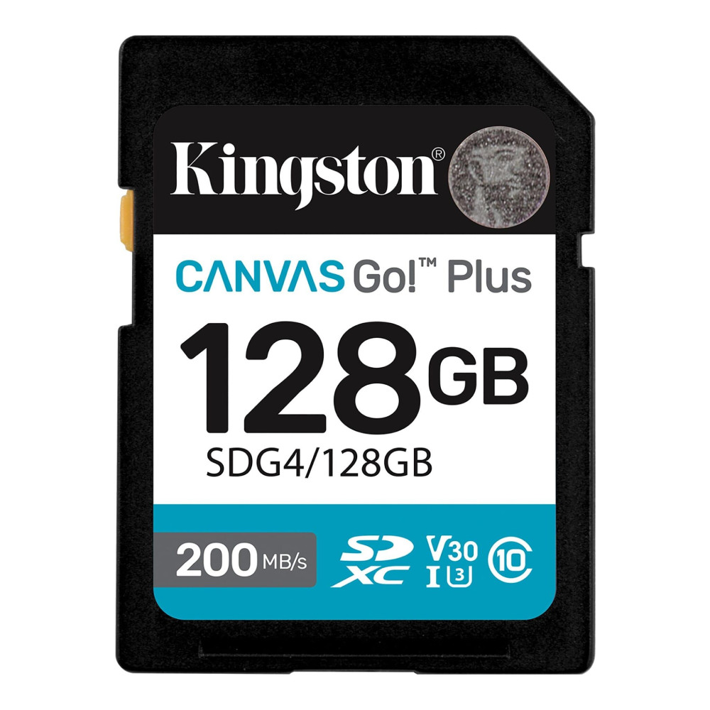 Kingston 128GB SDXC Canvas Go Plus SD Memory Card