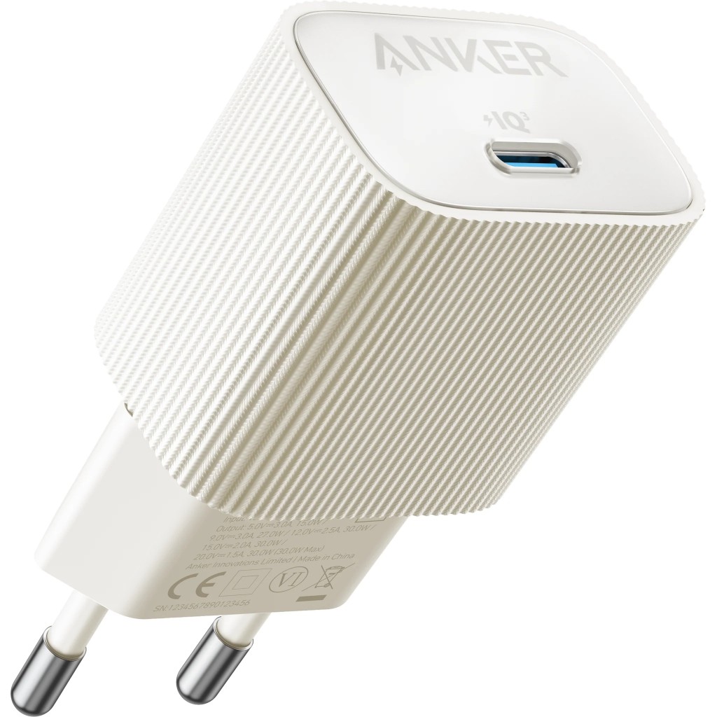 USB Universal Power Charger Anker Nano 4 511 30W Type-C White