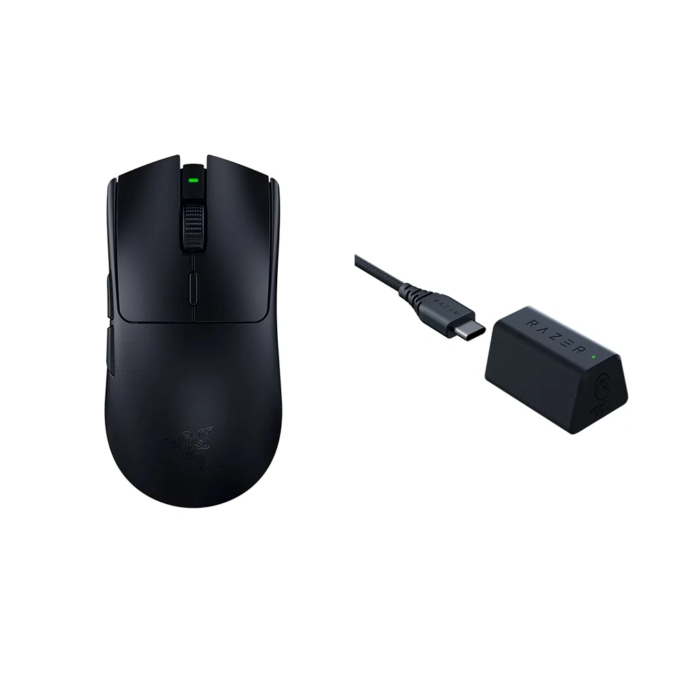 Mouse Razer DeathAdder V3 Pro Black HyperSpeed + HyperPolling Wireless Dongle Focus Pro Gaming