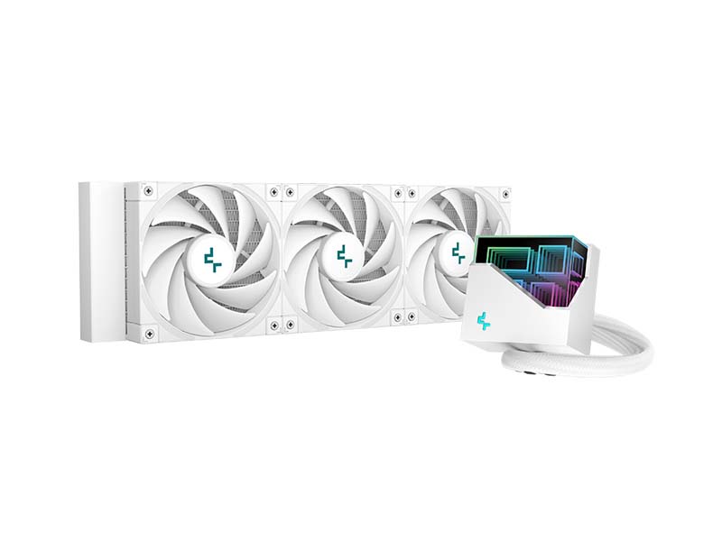 Cooler Liquid Deepcool LT720 Sockets All Intel/AMD White