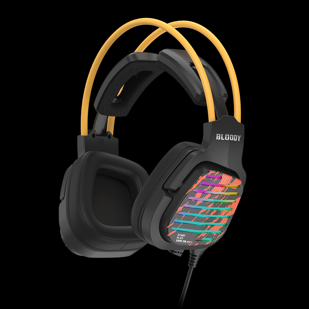Headphones A4 G565 Bloody Gaming 7.1 RGB Energy Black