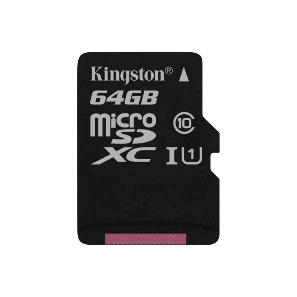 Secure Digital Micro Kingston 64GB SDXC Canvas Select Plus cl10 UHS-I U1 V10 100MB Read A1 w/Adapter
