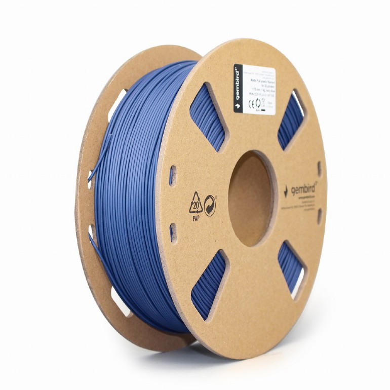 Filament for 3D Printer PLA Matte 1.75mm Gembird Navy Blue