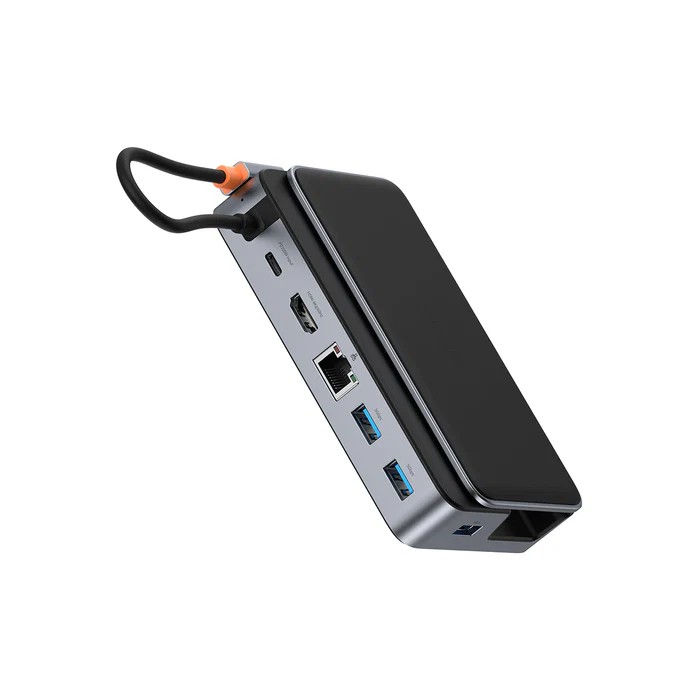 Docking Station Baseus 6 Port Steam Deck Type-C HDMI, RJ45, USB-C PD 100W, 3xUSB 3.0