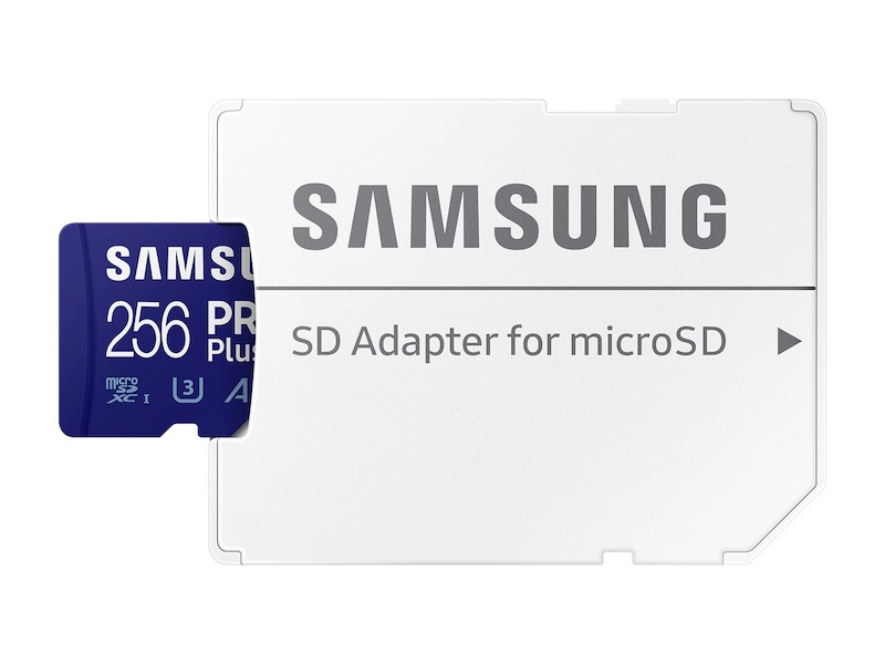 Secure Digital Micro Samsung 256GB SDXC PRO Plus cl10 180R/130W UHS-I U3 V30