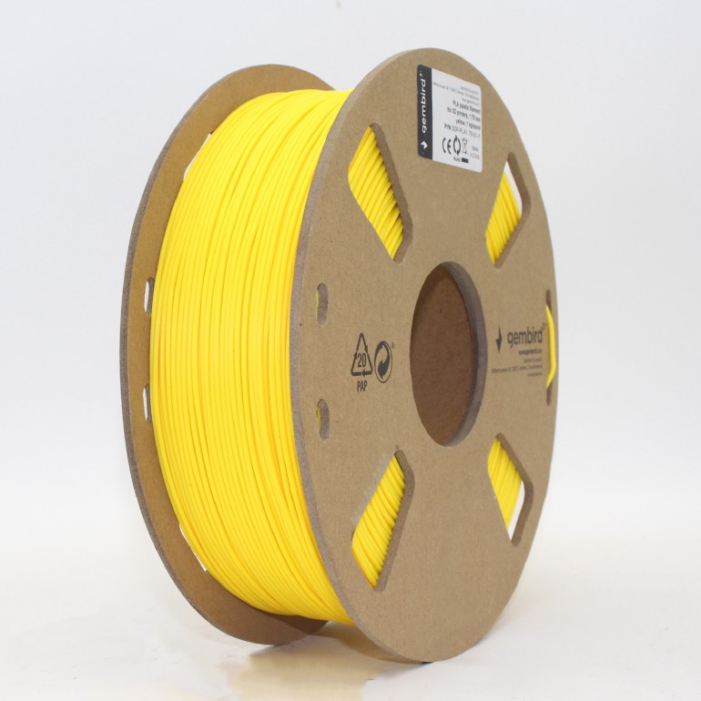 Filament for 3D Printer PLA 1.75mm Yellow
