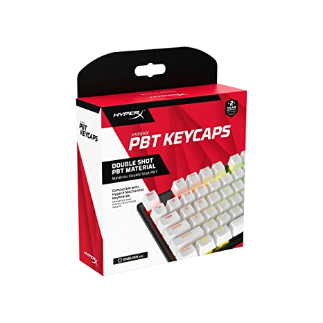 Keycaps HyperX Full key Set PBT White Gaming