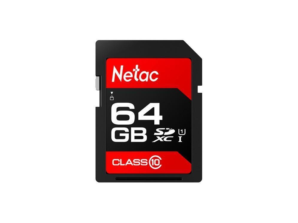 Secure Digital Netac 64GB SDHC P600 U1/C10 80MB Read