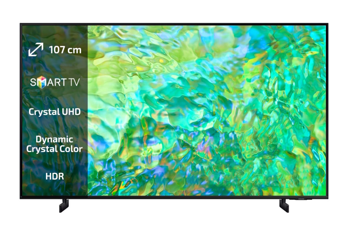 TV Samsung UE43CU8072 Crystal 4K Smart Led