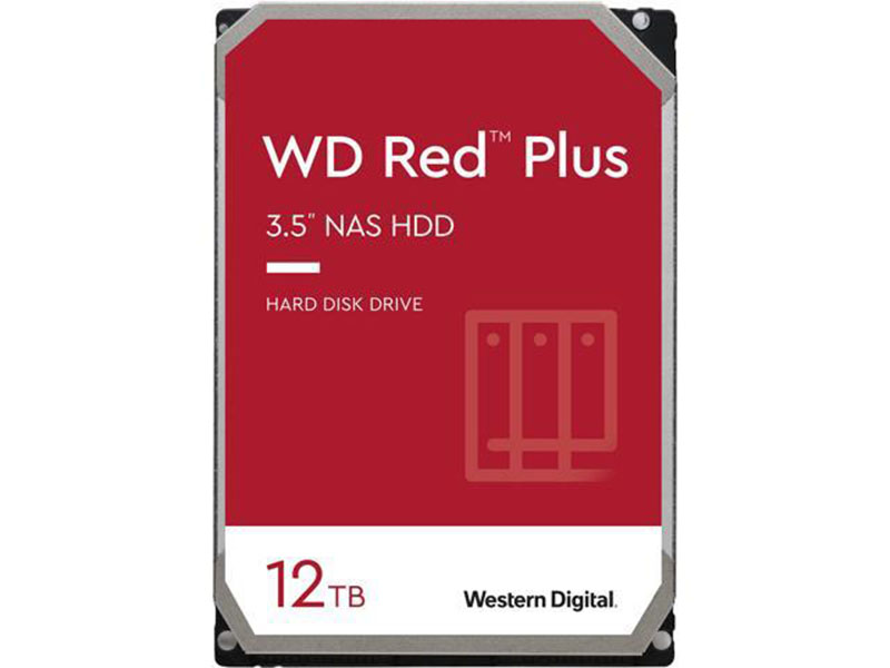 HDD 3.5" 12TB Western Digital WD Red Plus NAS SATA3 256MB WD120EFBX