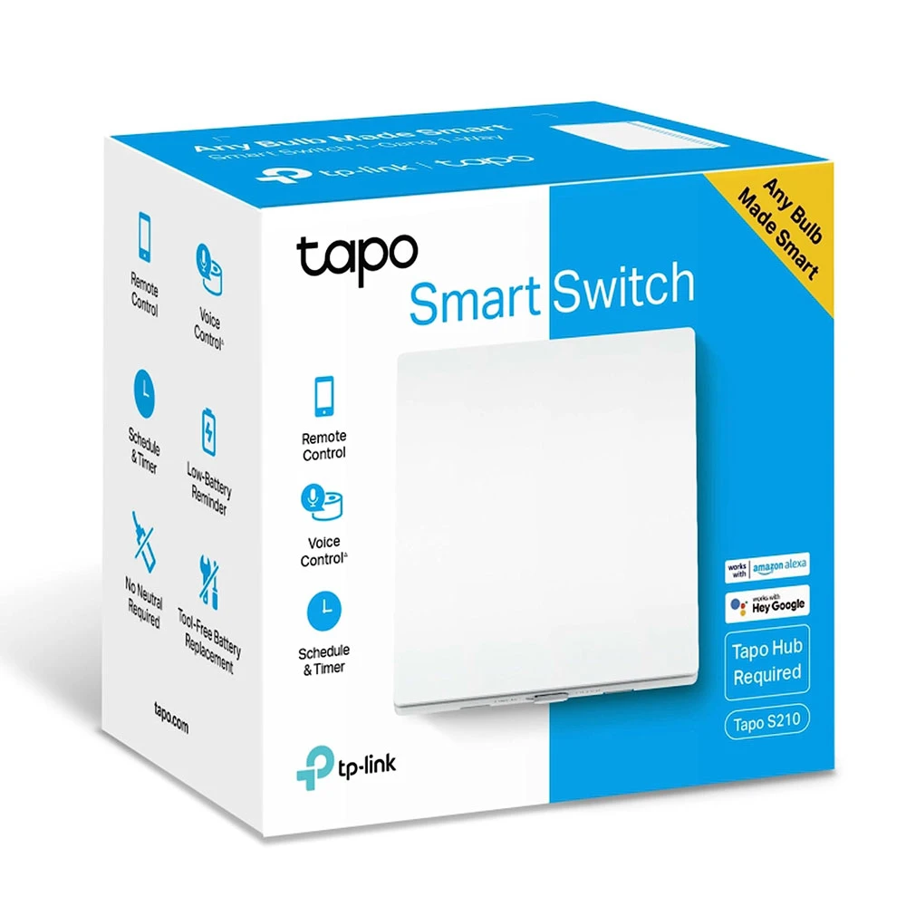 TP-Link Smart Home Light Switch Tapo S210
