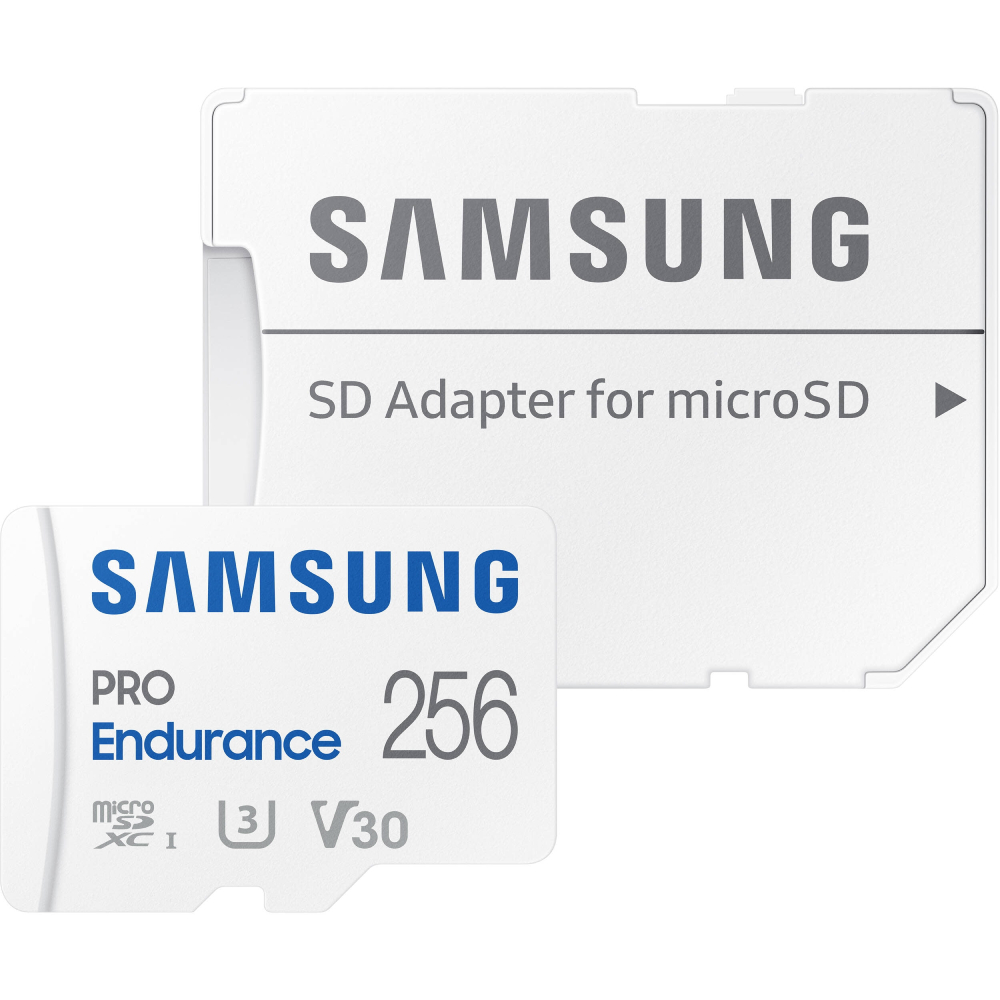 SAMSUNG 256GB PRO Endurance MircoSD+ Adater