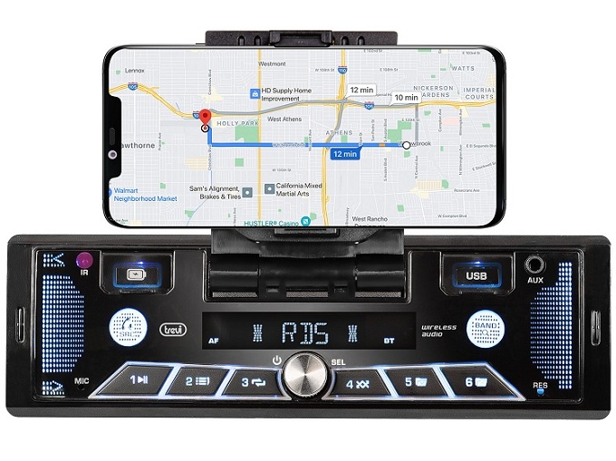 Car Audio Trevi SCD 5602 MP3 player Black 2xUSB,SD,AUX-IN