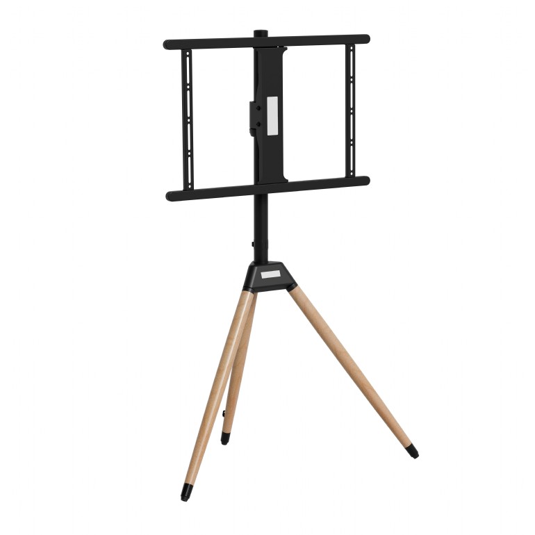 TV Floor Stand Gembird (swivel/tilt), 32" - 75" Black/Wood