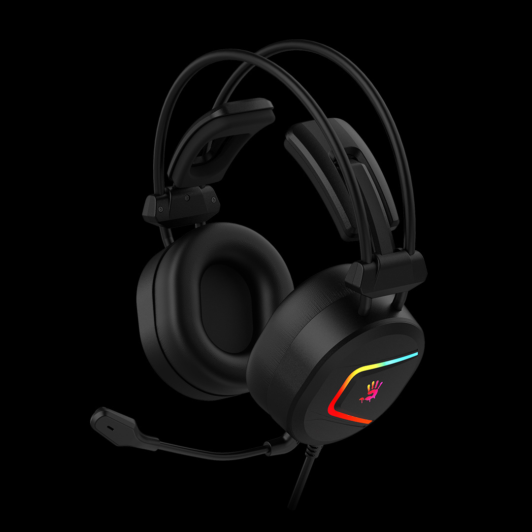 Headphones A4 MC750 RGB Gaming Headset with ANC Black