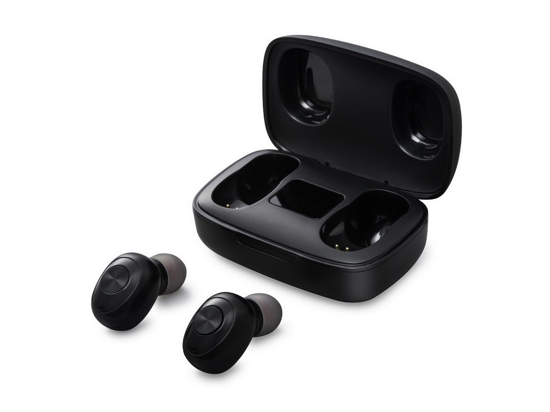 Earphones Trevi AirBuds Bluetooth w/Microphone HMP 12E04 Black