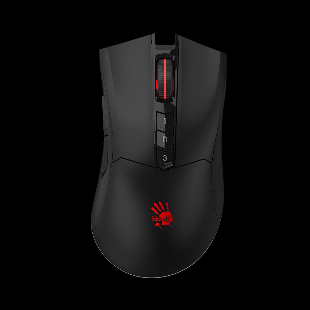 Mouse A4 R90 Plus Bloody Gaming Wireless Stone Black Activated