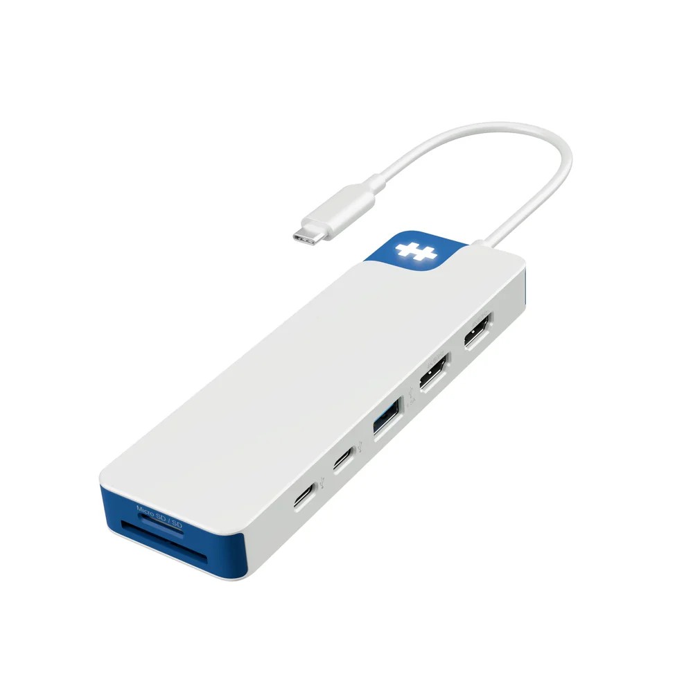 Docking Station Hyper 9 Port USB-C Video 4K HDMI,USB-A, PD 100W, SD, microSD card reader
