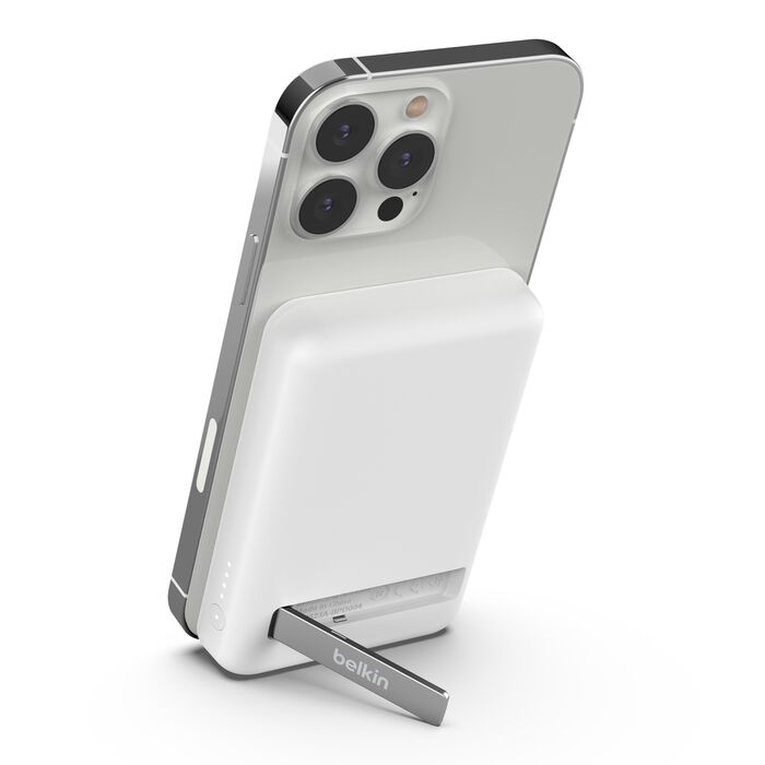 Power Bank Belkin Q20i Wireless 5K Magnetic With Stand 5000mAh White