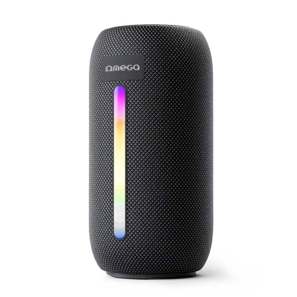 Speaker Omega Bluetooth V5.1 10W RMS RGB Tube